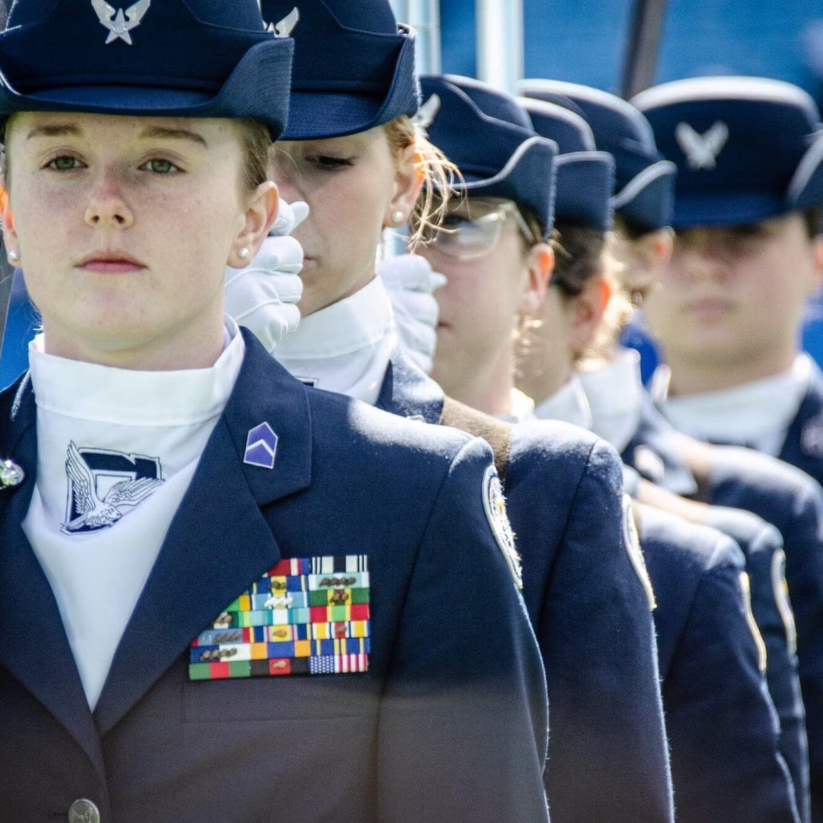 air force female dress blues US Officers Women's Service Jacket Air Force Bear Officer Service Dress Female air force dress uniform Uniforms,