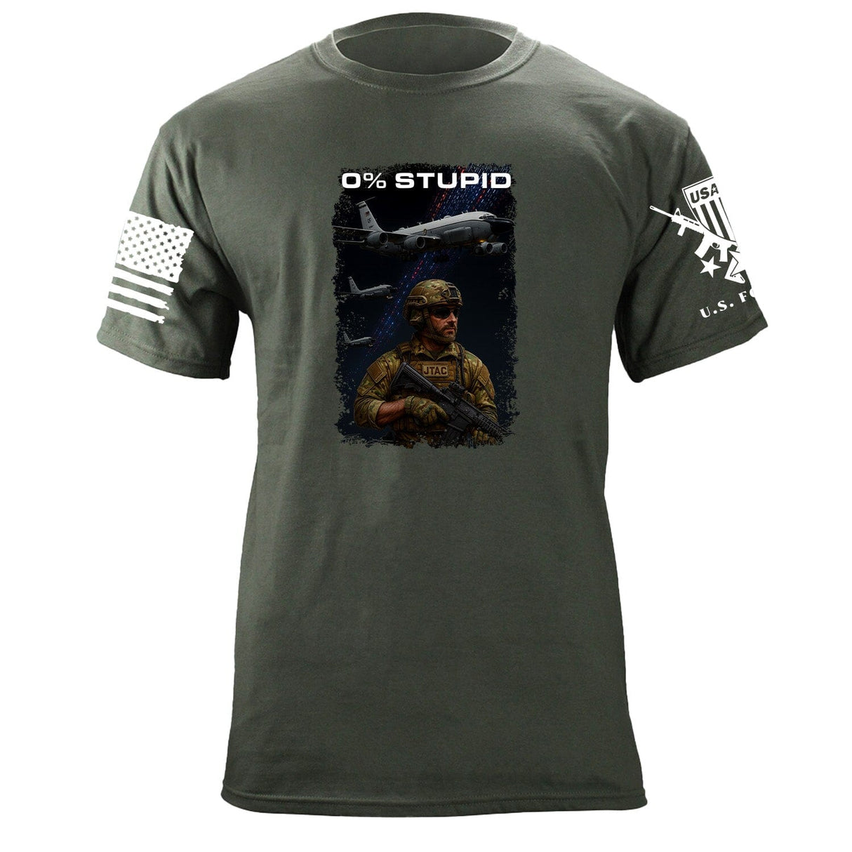 0% Stupid T-Shirt Shirts 87413-S-MG