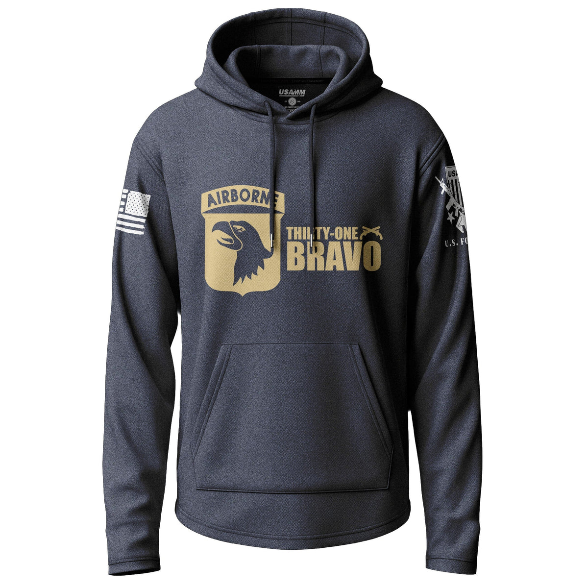 101 Airborne Thirty-One Bravo Lightweight Hoodie Lightweight Hoodie 90138-S-NAVY-THIN