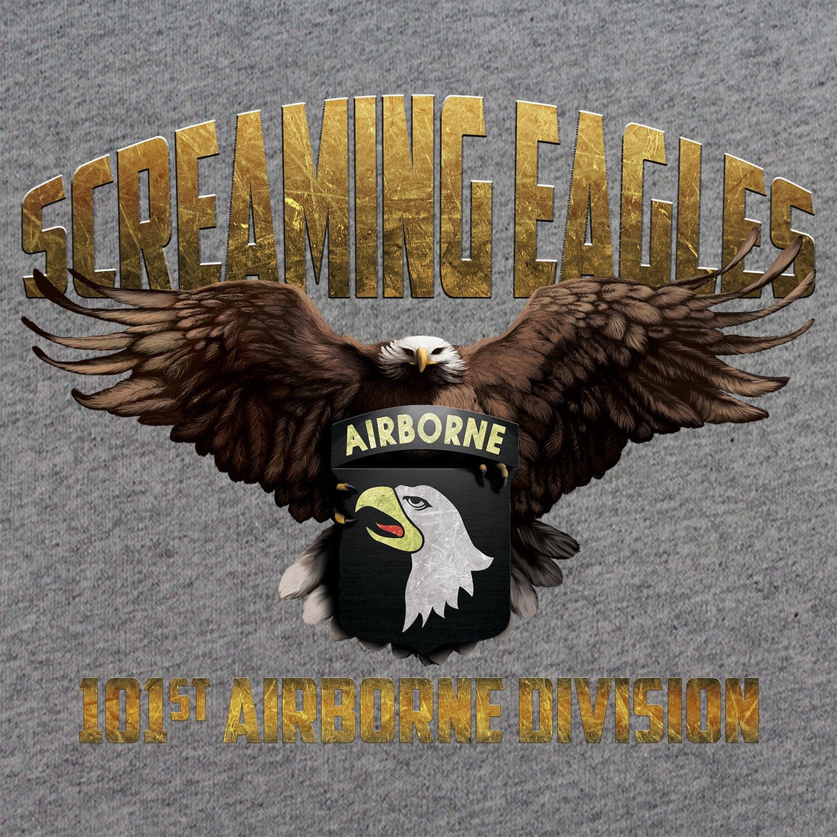 101st Airborne Screaming Eagles Graphic T-Shirt Shirts