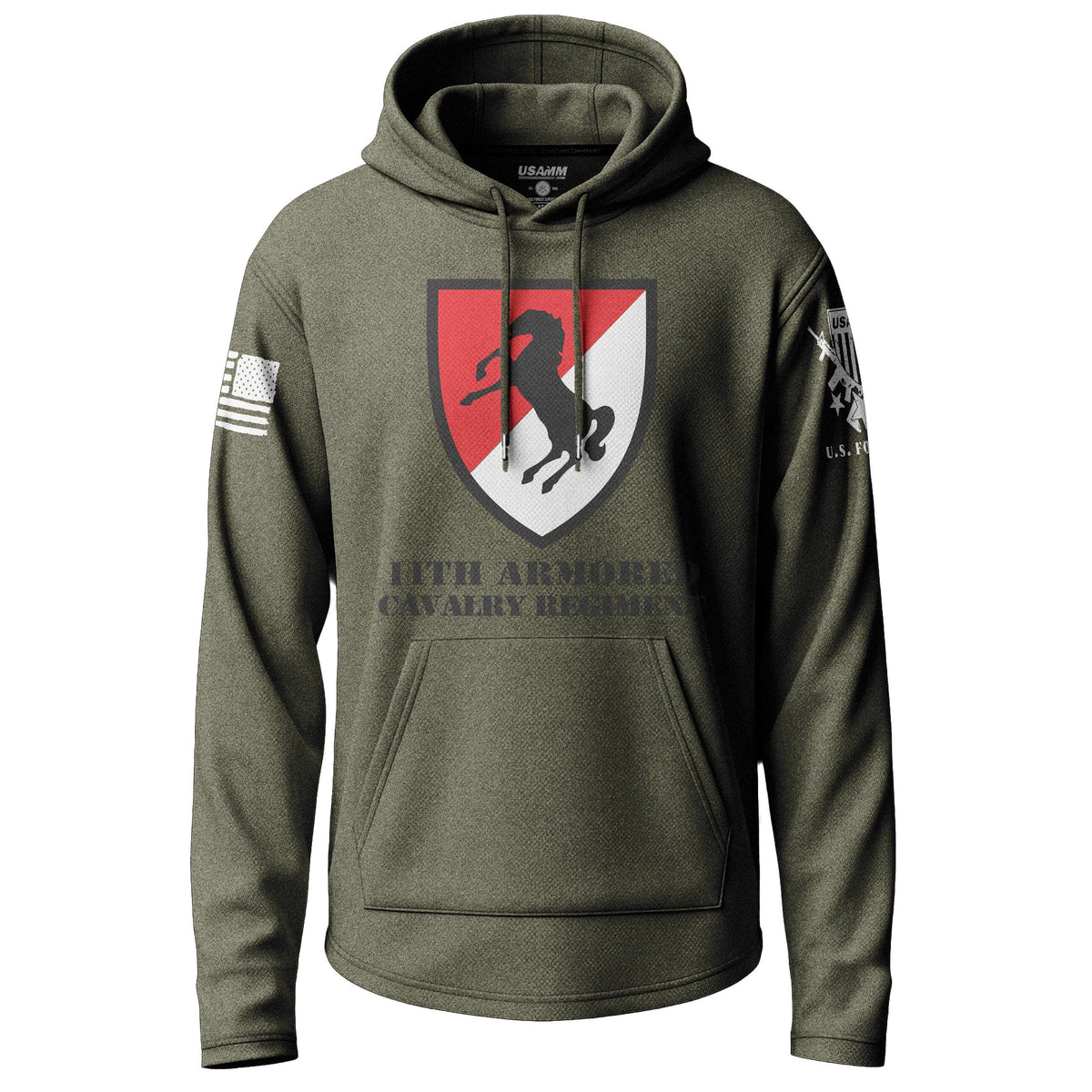 11th Armored Cavalry Regiment Lightweight Hoodie Lightweight Hoodie 90151-S-MG-THIN