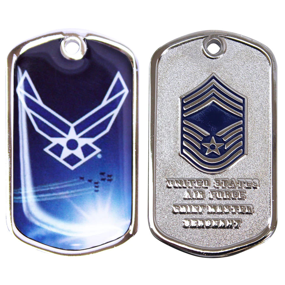 Air Force Chief Master Sergeant W/Sleeve Coin Challenge Coins