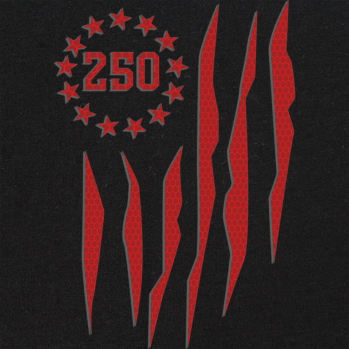 US 250 Flag T-Shirt Shirts