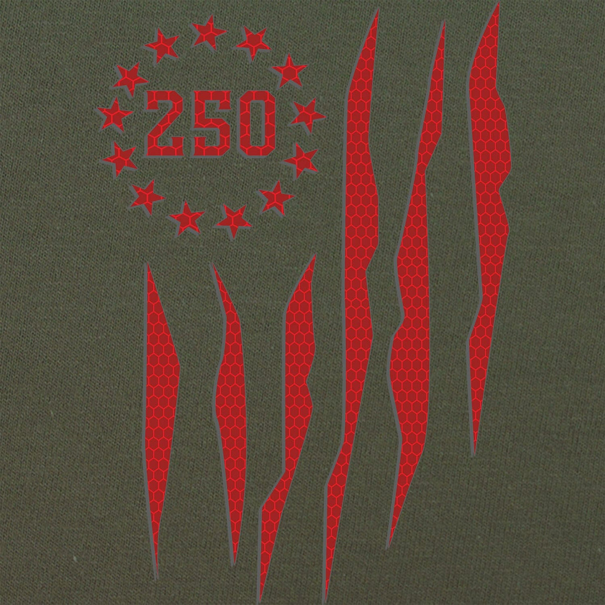 US 250 Flag T-Shirt Shirts