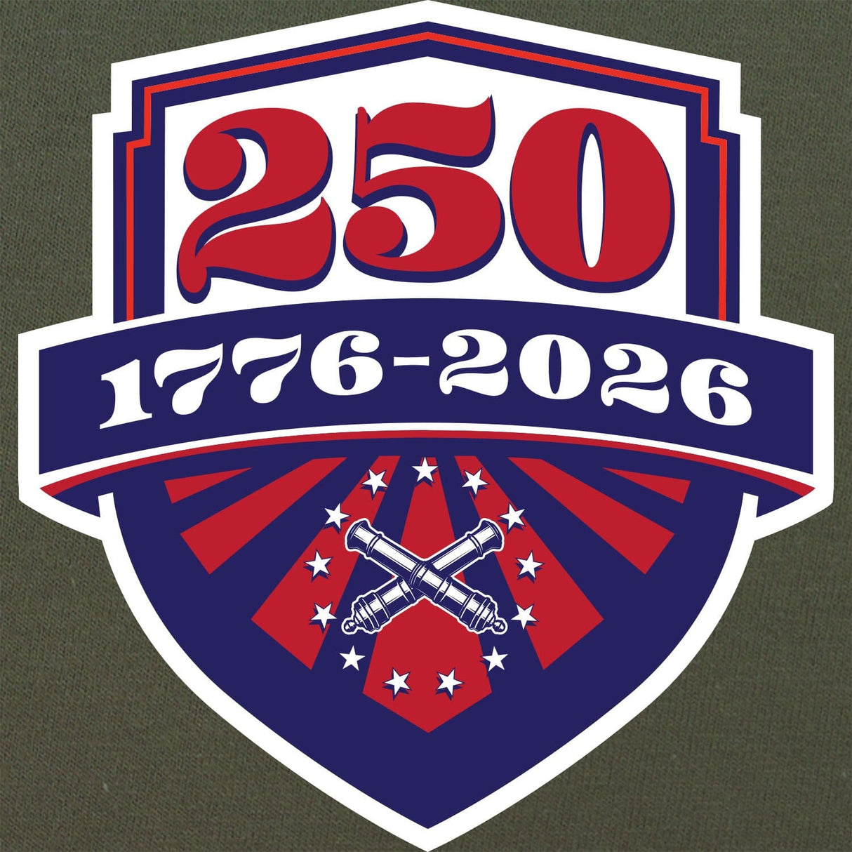 US 250 Shield T-Shirt Shirts
