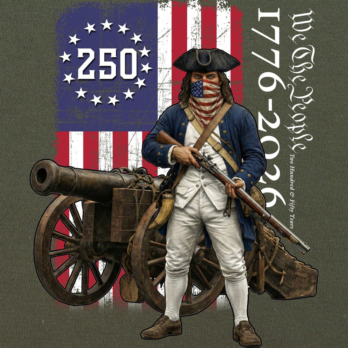 US 250 Patriot T-Shirt Shirts