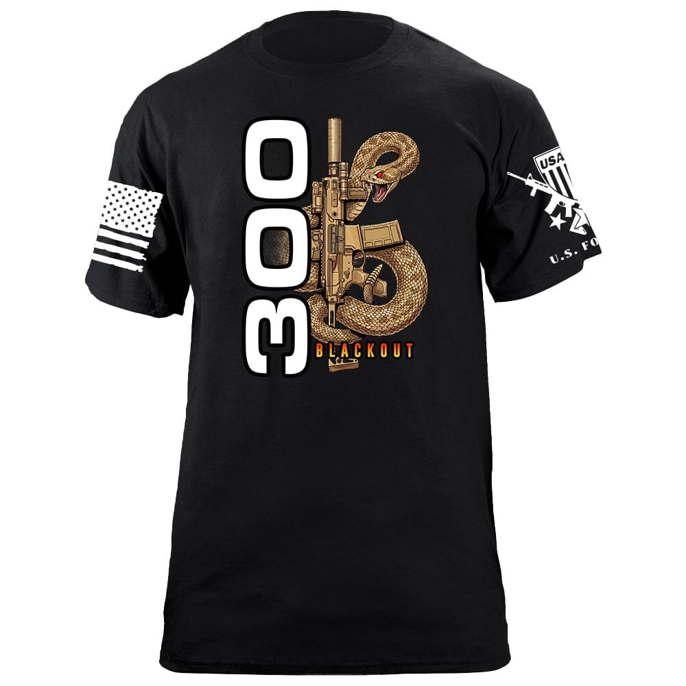 300 Blackout Rattler Shirts 88015-S-BK
