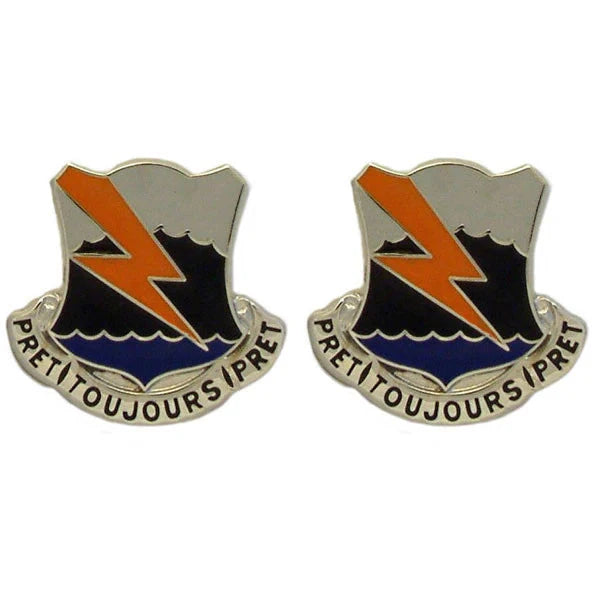 304th Signal Battalion Unit Crest (Pret Toujours Pret) Army Unit Crests