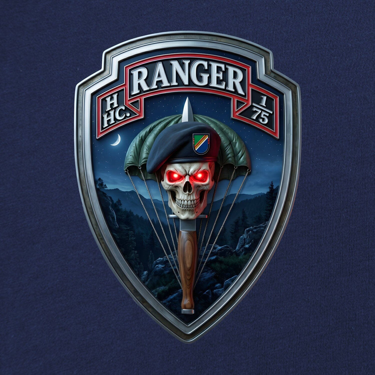HHC 1/75 Ranger Shield T-Shirt Shirts