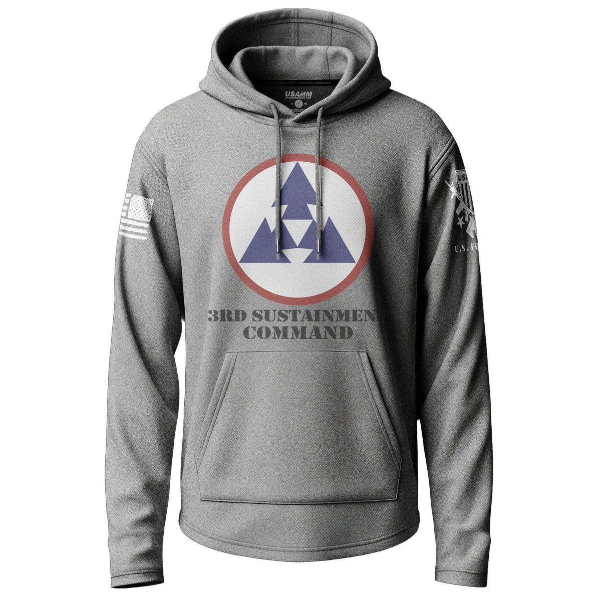 3rd Sustainment Command Graphic Lightweight Hoodie Lightweight Hoodie 90256-S-HG-THIN