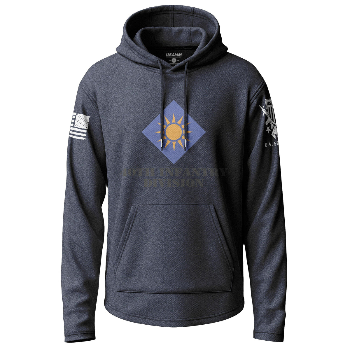 40th Infantry Division Graphic Lightweight Hoodie Lightweight Hoodie 90260-S-NAVY-THIN