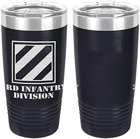 Army 3rd Infantry Division Laser Engraved 20oz Tumbler Mugs LET.0079.N
