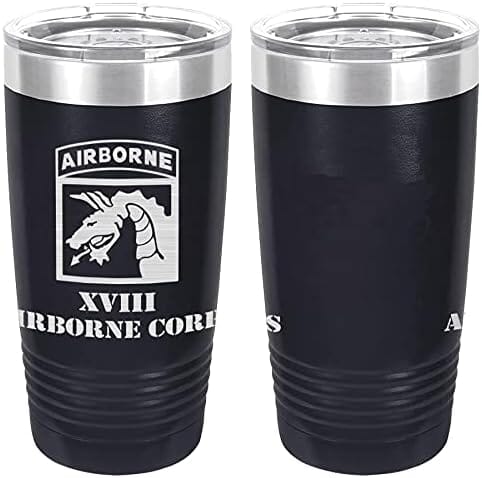 Army XVIII Airborne Corps Laser Engraved 20oz Tumbler Mugs LET.0086.N