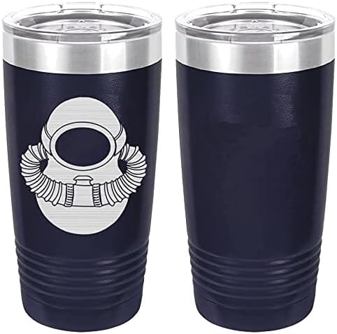 Navy Scuba Diver Badge Laser Engraved 20oz Tumbler Mugs LET.0048.N