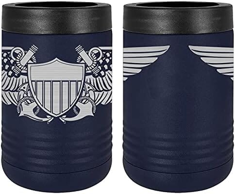 Navy Naval Flight Officer Badge Laser Engraved Insulated Beverage Holder Mugs LEIH.0040.N
