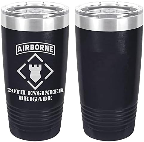 Army 20th Engineer Brigade Laser Engraved 20oz Tumbler Mugs LET.0087.N