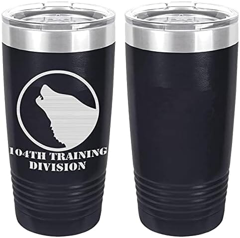 Army 104th Training Division Laser Engraved 20oz Tumbler Mugs LET.0103.N