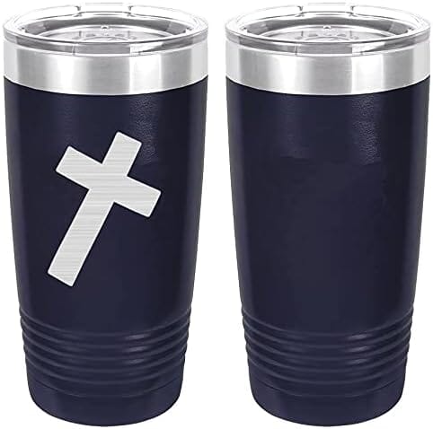 Navy Chaplain Christian Badge Laser Engraved 20oz Tumbler Mugs LET.0013.N