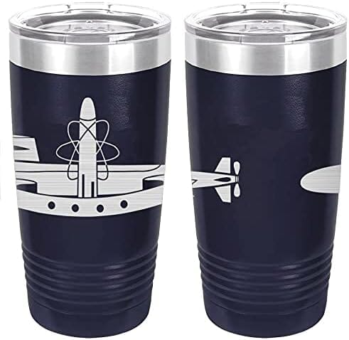 Navy Submarine Deterrent Patrol (SSBN) Badge Laser Engraved 20oz Tumbler Mugs LET.0057.N