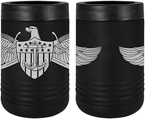 Navy Strategic Sealift Warfare Officer Insignia SSWOI Badge Laser Engraved Insulated Beverage Holder Mugs LEIH.0055.B