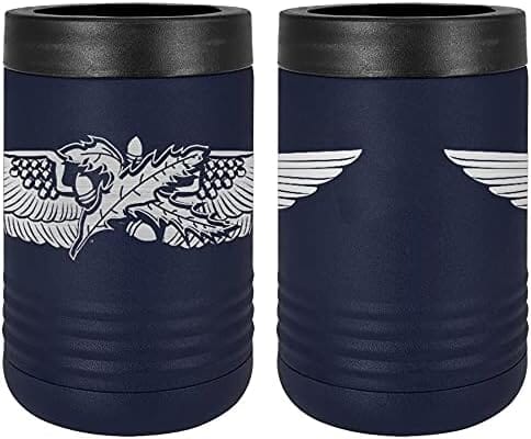Navy Supply Corps Badge Laser Engraved Insulated Beverage Holder Mugs LEIH.0008.N