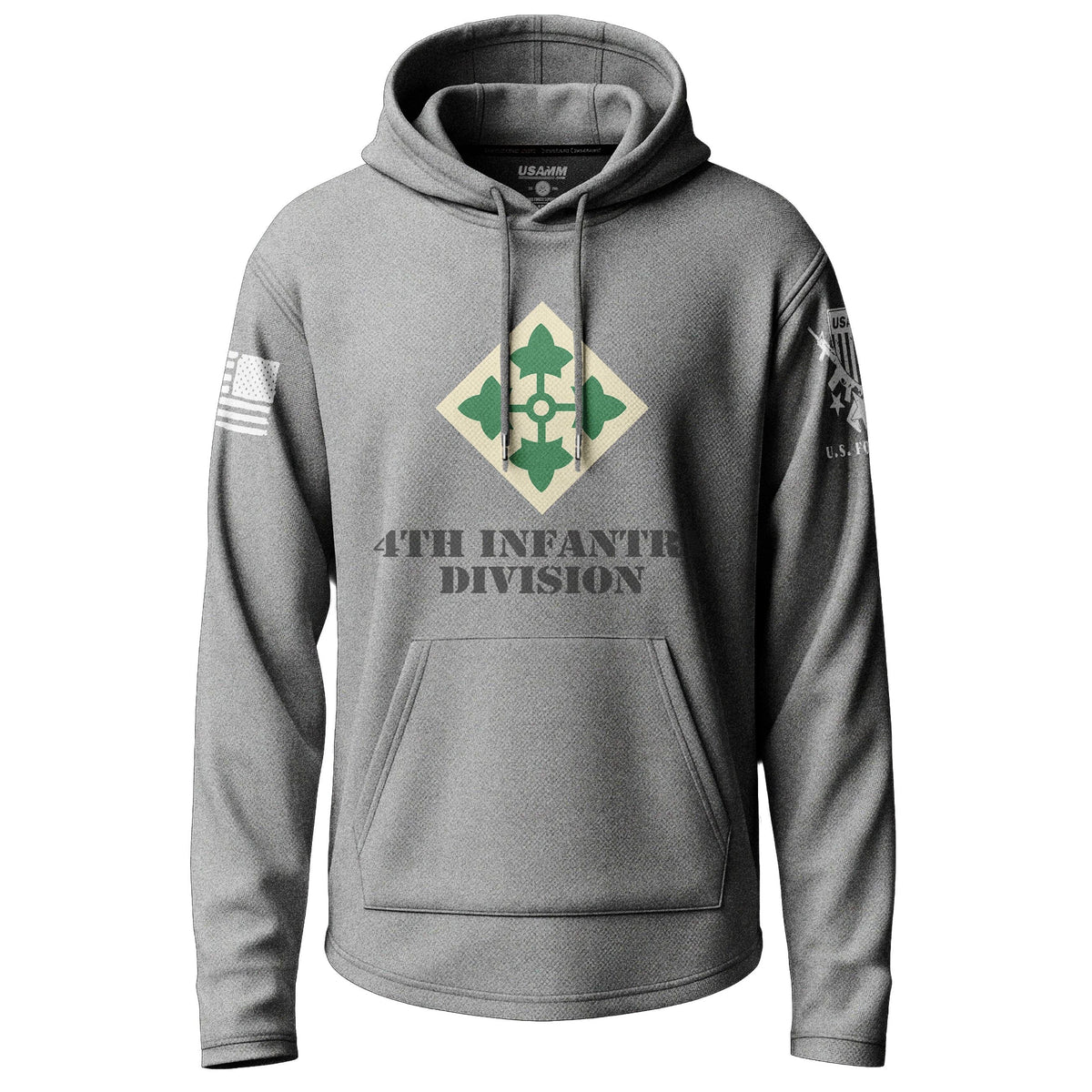 4th Infantry Division Graphic Lightweight Hoodie Lightweight Hoodie 90266-S-HG-THIN