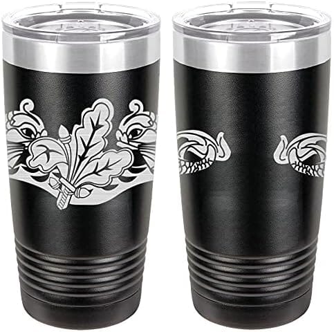 Navy Submarine Supply Corps Badge Laser Engraved 20oz Tumbler Mugs LET.0060.B
