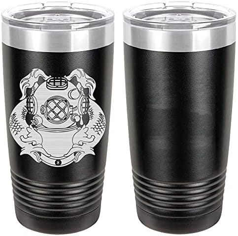 Navy Diver First Class Badge Laser Engraved 20oz Tumbler Mugs LET.0019.B