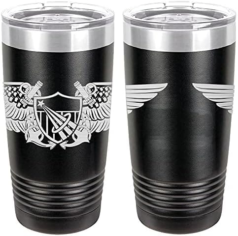 Navy Naval Astronaut Badge Laser Engraved 20oz Tumbler Mugs LET.0006.B