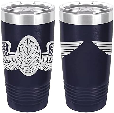 Navy Naval Flight Nurse Badge Laser Engraved 20oz Tumbler Mugs LET.0039.N