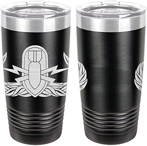 Navy Explosive Ordnance Disposal (EOD) Basic Badge Laser Engraved 20oz Tumbler Mugs LET.0029.B