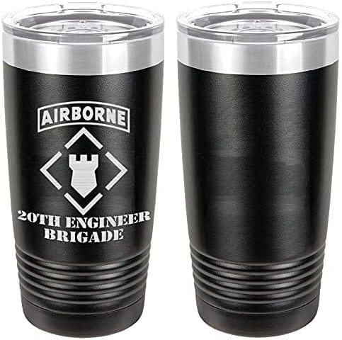 Army 20th Engineer Brigade Laser Engraved 20oz Tumbler Mugs LET.0087.B