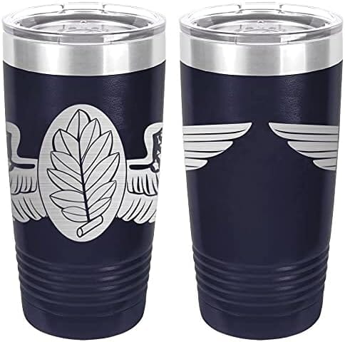 Navy Aerospace Experimental Psychologist Badge Laser Engraved 20oz Tumbler Mugs LET.0001.N