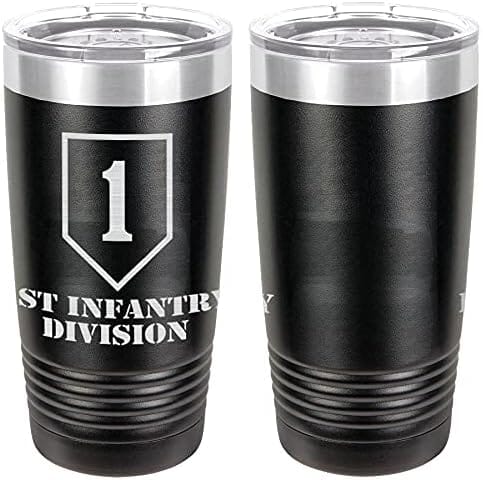 Army 1st Infantry Division Laser Engraved 20oz Tumbler Mugs LET.0071.B