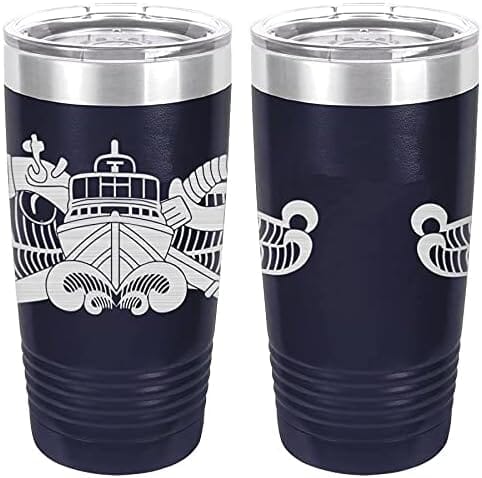 Navy Special Warfare Combatant Craft Crewman (SWCC) Badge Laser Engraved 20oz Tumbler Mugs LET.0054.N