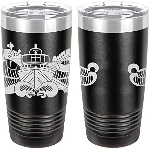 Navy Special Warfare Combatant Craft Crewman (SWCC) Badge Laser Engraved 20oz Tumbler Mugs LET.0054.B