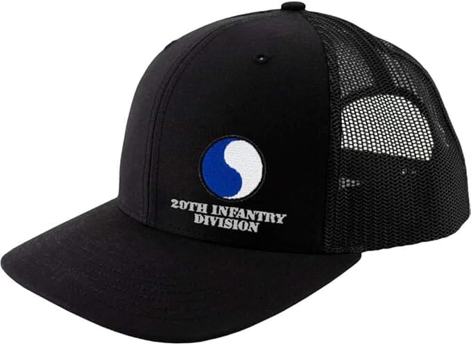 29th Infantry Division Snapback Trucker Cap - Multicam Hats and Caps Hat.0668
