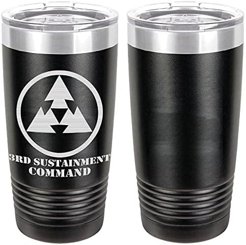 Army 3rd Sustainment Command Laser Engraved 20oz Tumbler Mugs LET.0080.B