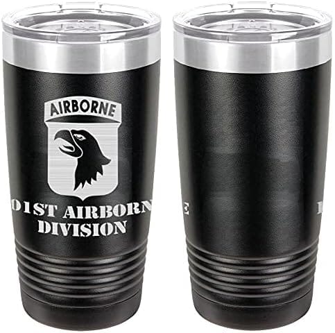 Army 101st Airborne Division Laser Engraved 20oz Tumbler Mugs LET.0101.B