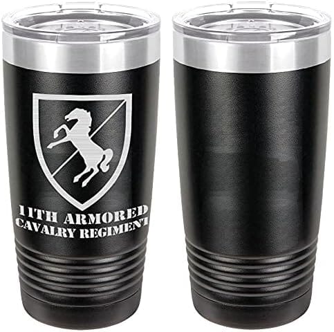 Army 11th Armored Cavalry Regiment Laser Engraved 20oz Tumbler Mugs LET.0085.B