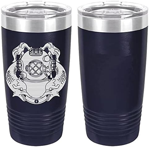 Navy Diver First Class Badge Laser Engraved 20oz Tumbler Mugs LET.0019.N