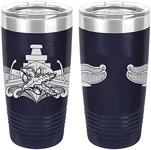 Navy Surface Warfare Supply Officer Badge Laser Engraved 20oz Tumbler Mugs LET.0065.N