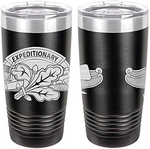 Navy Expeditionary Warfare Supply Officer Badge Laser Engraved 20oz Tumbler Mugs LET.0028.B