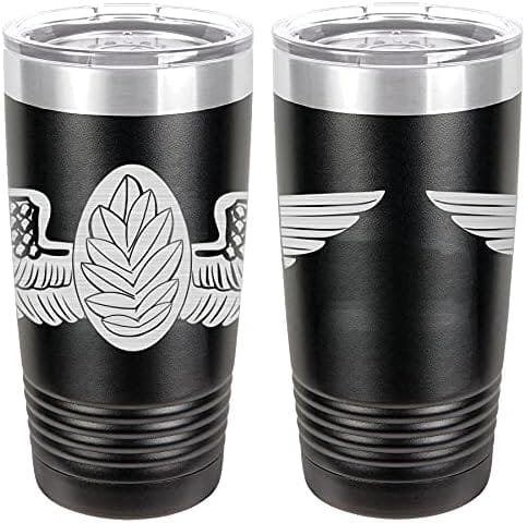 Navy Naval Flight Nurse Badge Laser Engraved 20oz Tumbler Mugs LET.0039.B