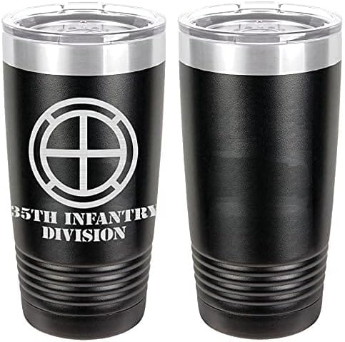 Army 35th Infantry Division Laser Engraved 20oz Tumbler Mugs LET.0093.B