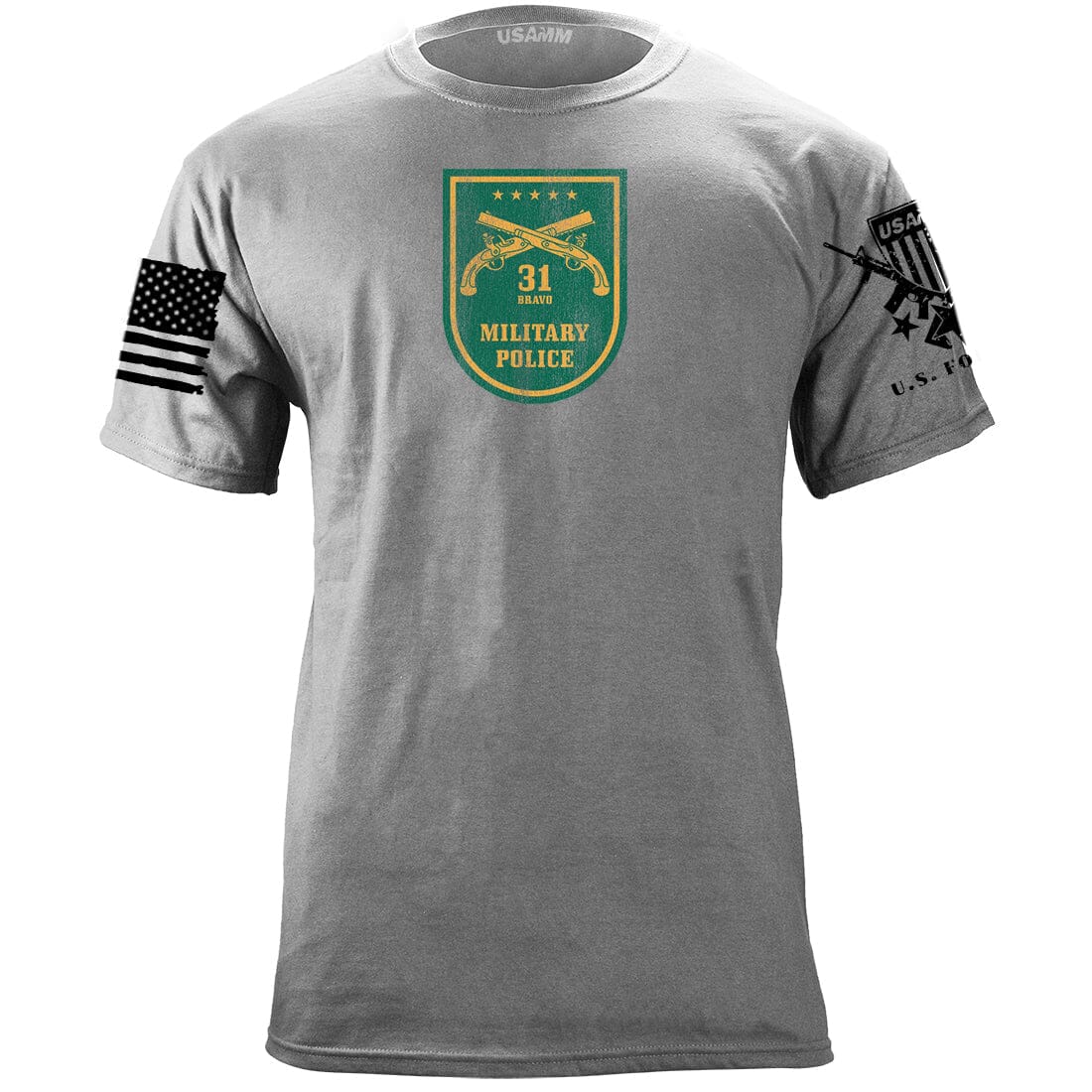 31B Military Police Flash Graphic T-shirt Shirts 56.436.GY