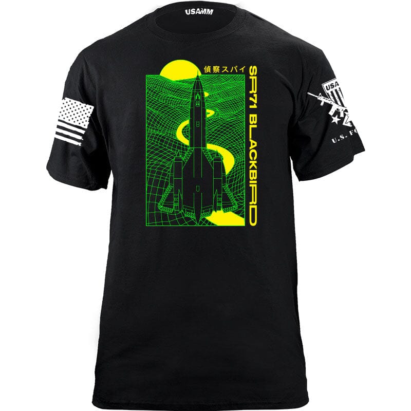 SR-71 Synthwave T-Shirt Shirts 55.626.BK