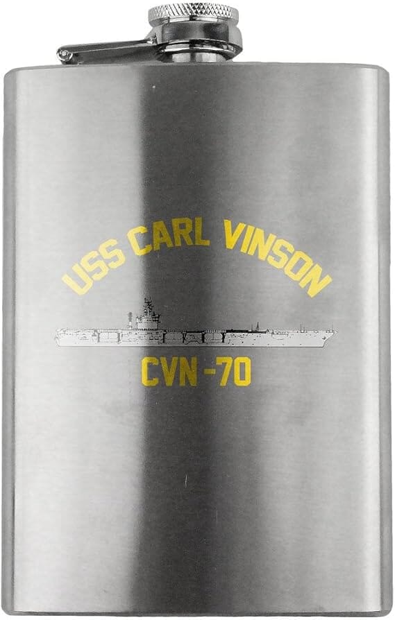 Navy Carrier Carl Vinson CVN 70 8oz. Flask flask