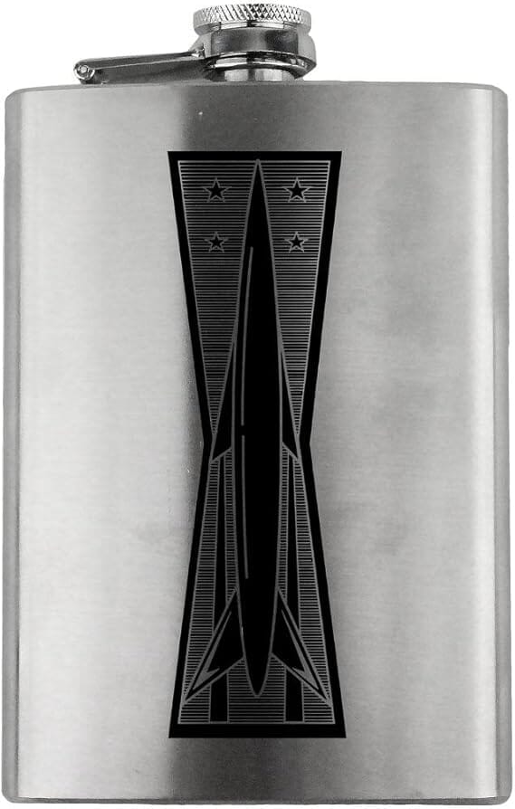 Missile Man Badge Air Force Veteran 8oz. Flask flask