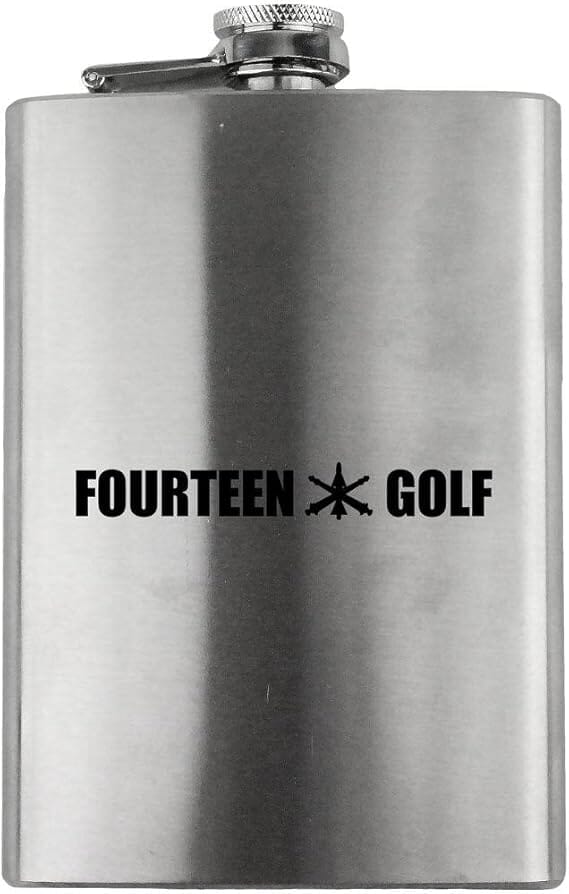 Army Air Defense Battle Management MOS 14G Veteran 8oz. Flask flask